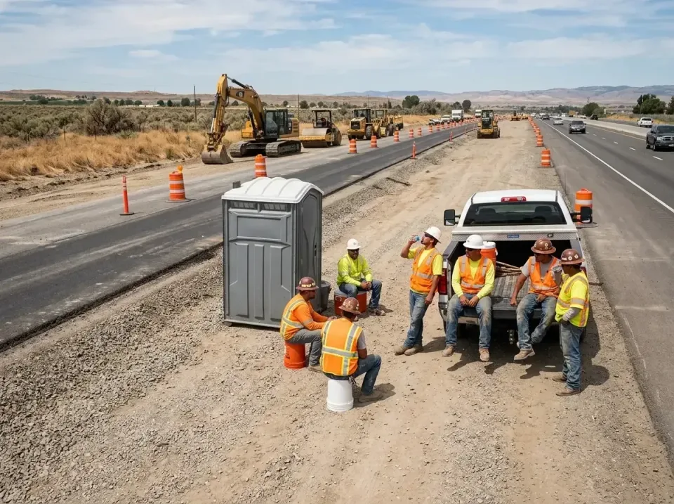highway-road-construction-crew-007 — frequently asked questions, Porta Potty and Restroom Rentals in Crockett, CA